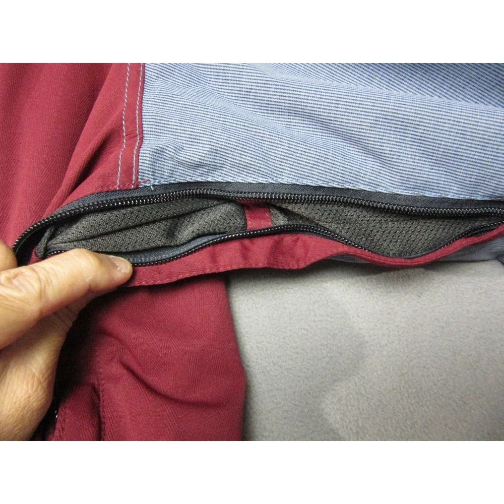 686 Jacket Mens Large Red Blue Authentic Smarty Technology 3-in-1 Hooded Zip Up